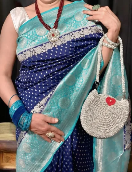 Banarasi Semi Chandani Silk Sarees