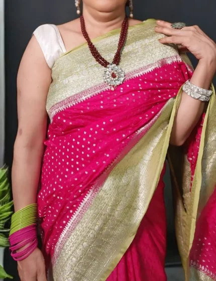 Banarasi Semi Chandani Silk Sarees